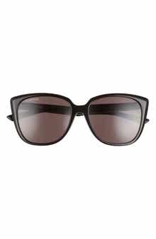 Balenciaga 57mm Square Sunglasses