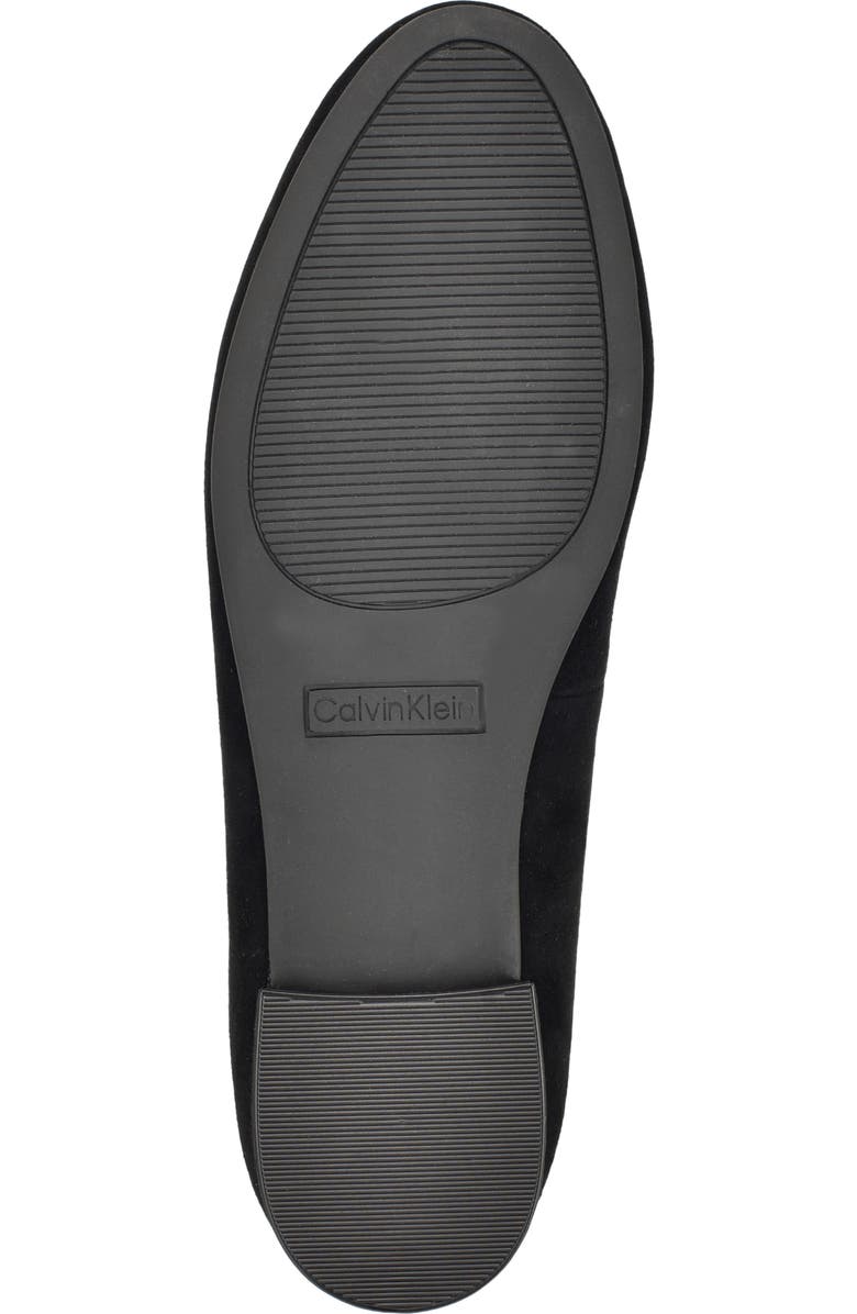Calvin Klein Cyrie Bow Embellished Ballet Flat, Alternate, color,