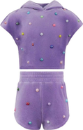 Lola + The Boys Rainbow Candy Short Set