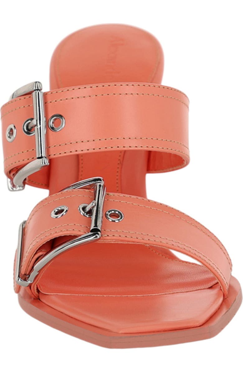 McQueen Punk Double Buckle Sandal, Alternate, color,