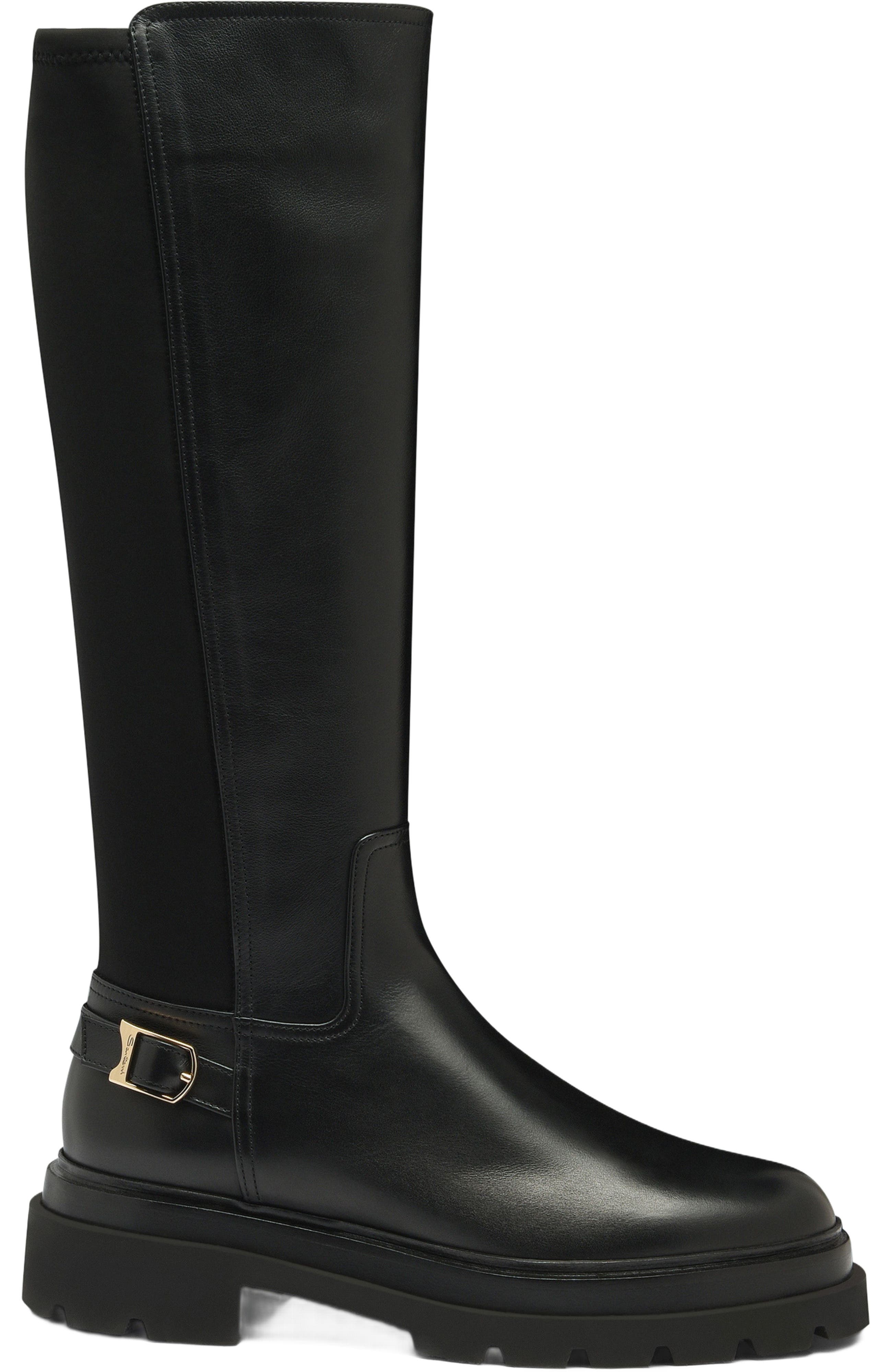 Santoni Women's leather boot, Alternate, color, 