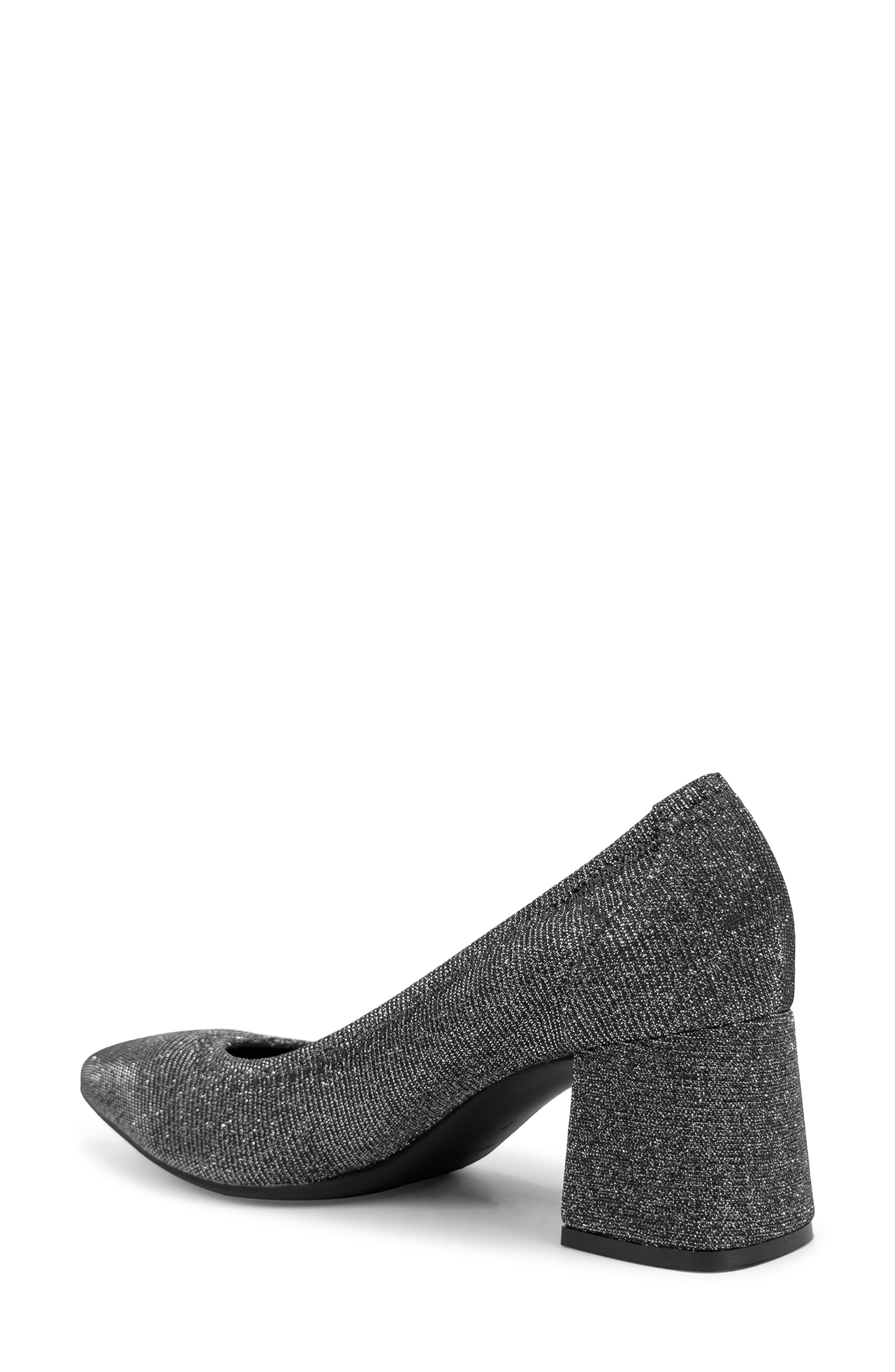 Aerosoles Elisea Pointed Toe Stretch Pump, Alternate, color, Gunmetal Stretch Lame