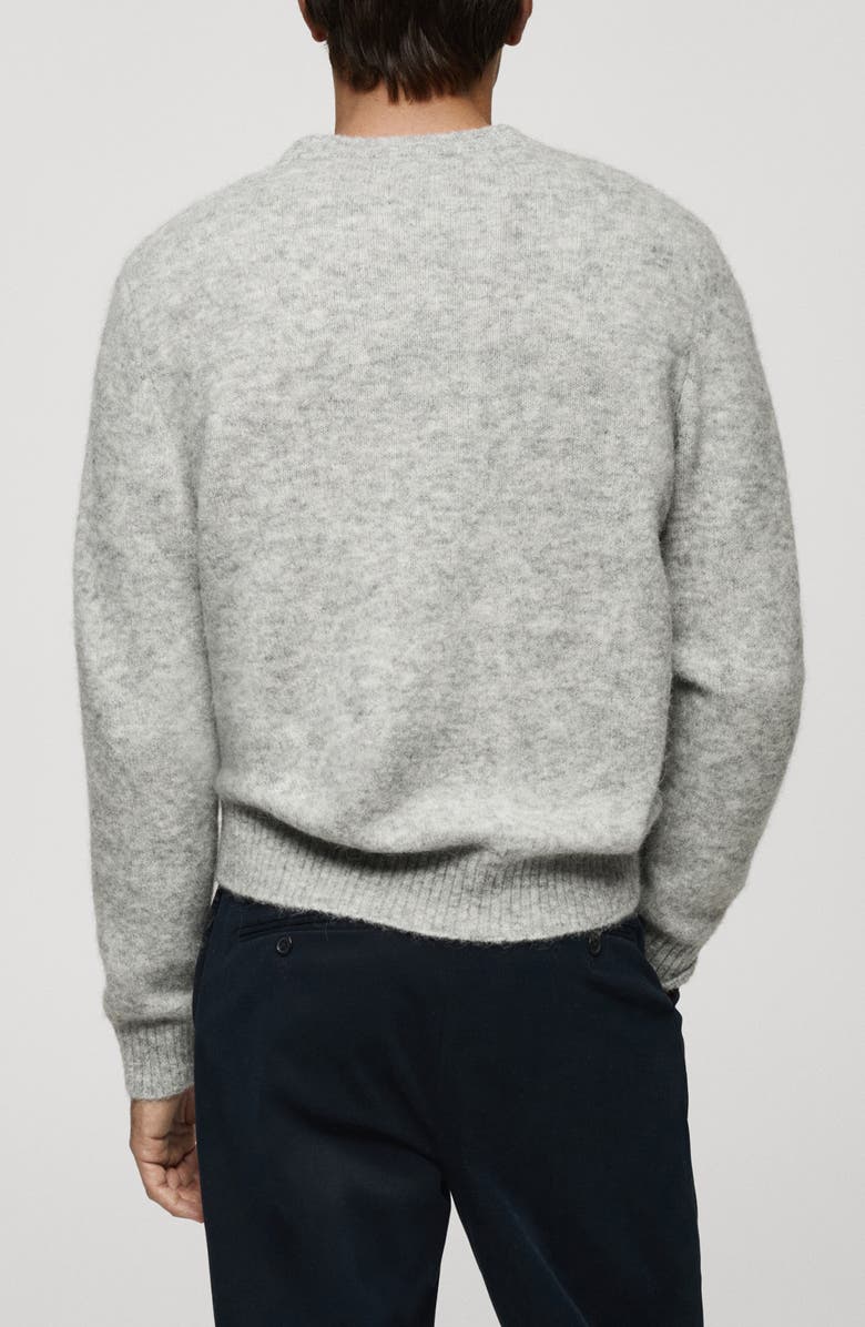 MANGO Crewneck Knit Sweater, Alternate, color, 