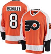FANATICS Men's Fanatics Branded Dave Schultz Orange Philadelphia Flyers Premier Breakaway Retired Player Jersey