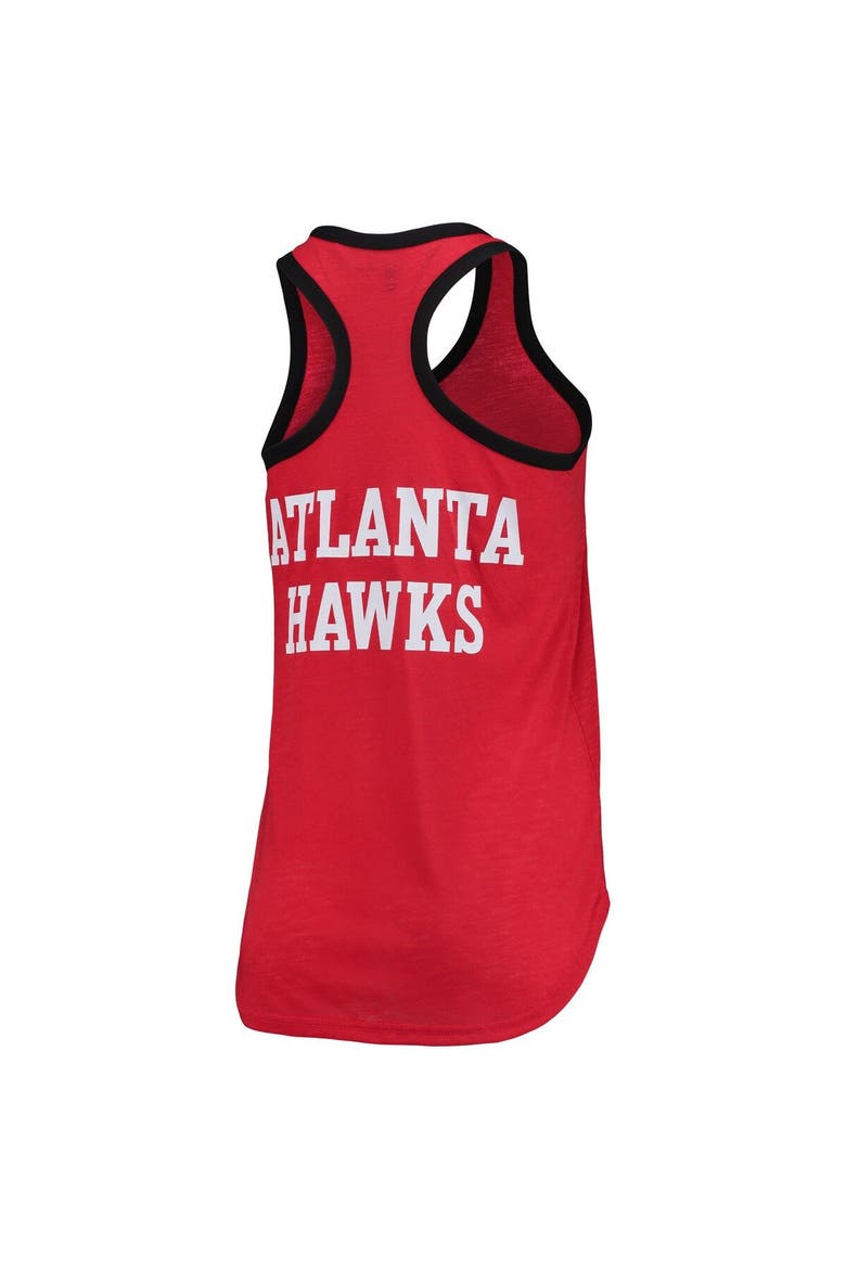 Women's G-III Sports by Carl Banks Red Atlanta Hawks Showdown Scoop-Neck Racerback Tank Top, Alternate, color, Red
