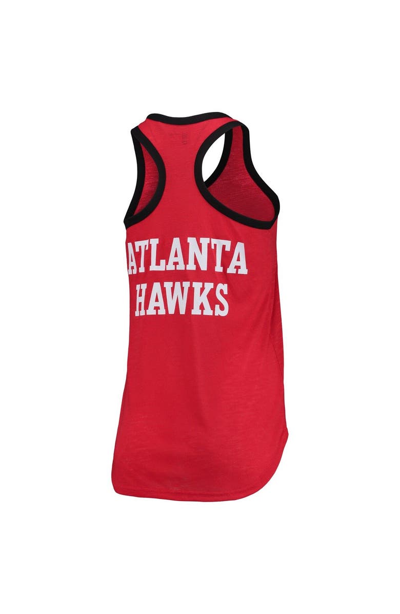 G-III SPORTS BY CARL BANKS Women's G-III Sports by Carl Banks Red Atlanta Hawks Showdown Scoop-Neck Racerback Tank Top, Alternate, color, 