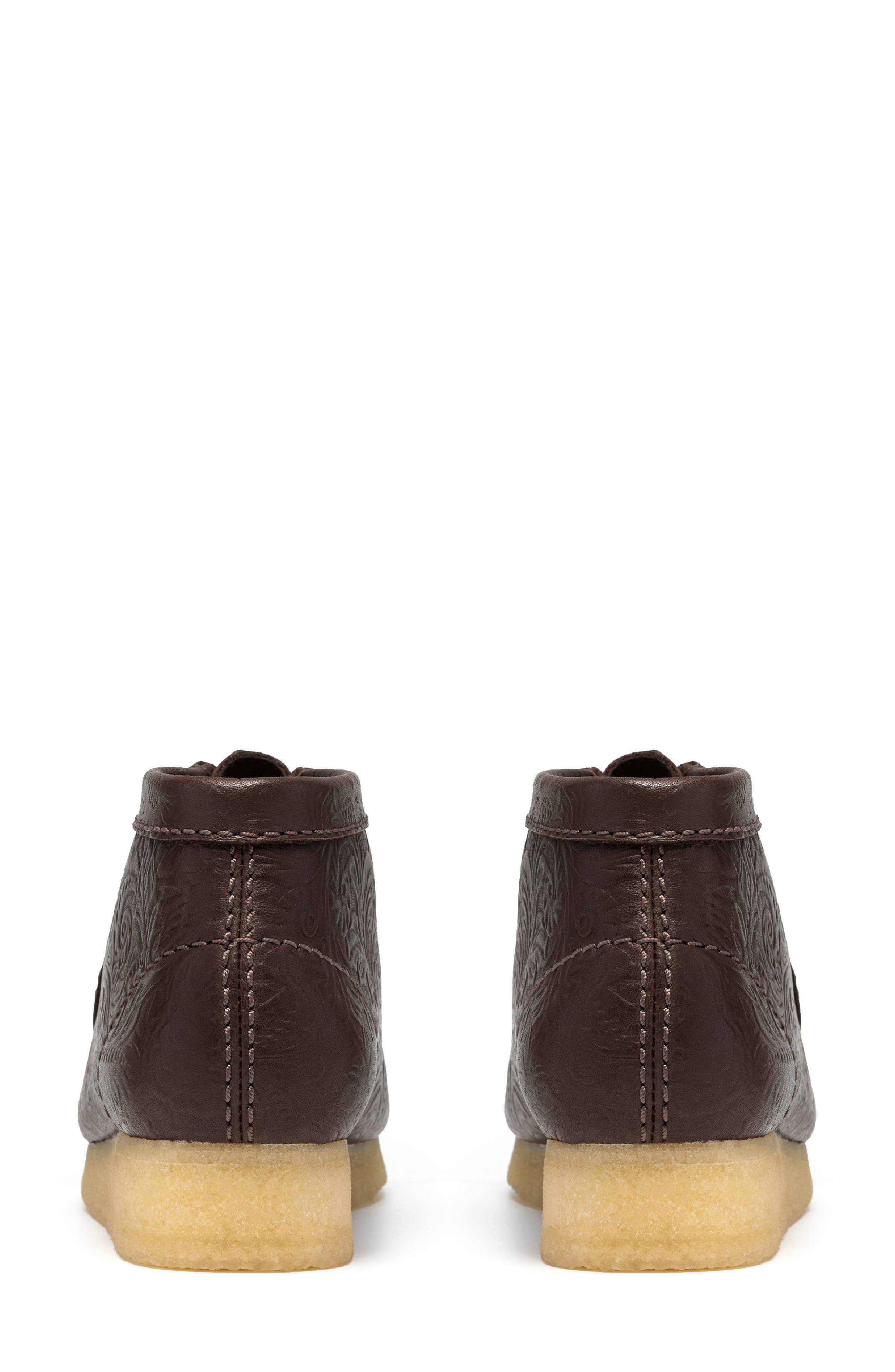 Wallabee Boot, Alternate, color, BROWN LEATHER