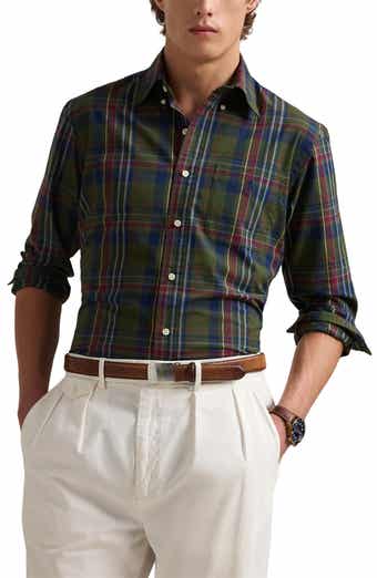 Polo Ralph Lauren Madras Plaid Performance Button-Down Shirt