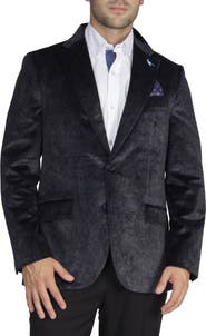 TailorByrd Tonal Paisley Velvet Sportcoat