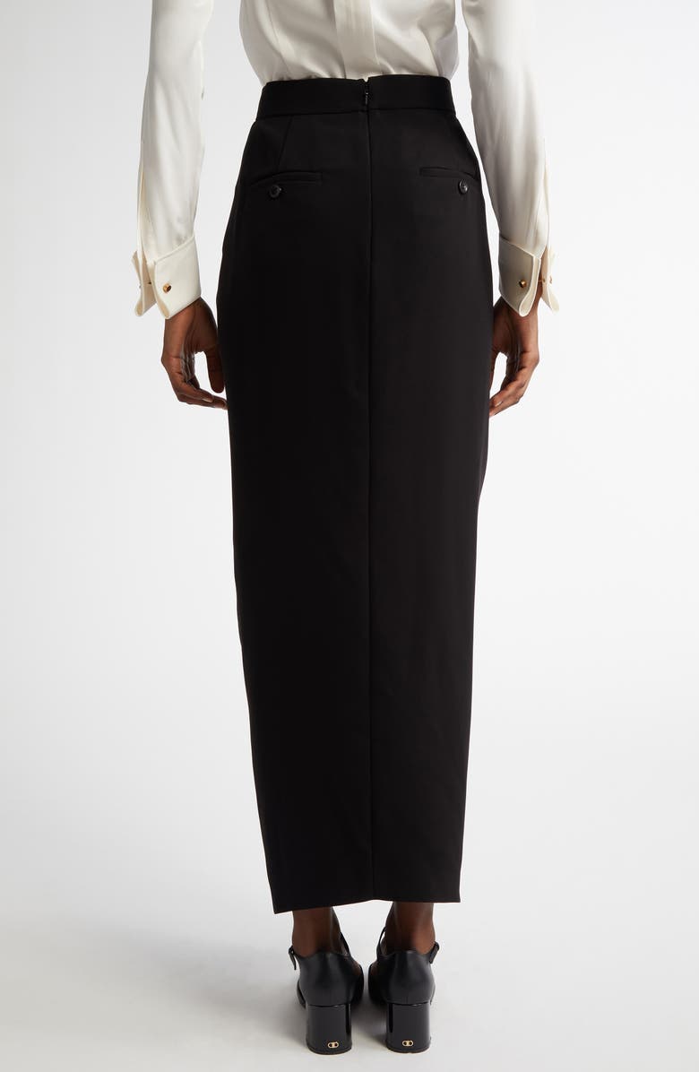 Max Mara Ridente Drape High Waist Maxi Skirt, Alternate, color,