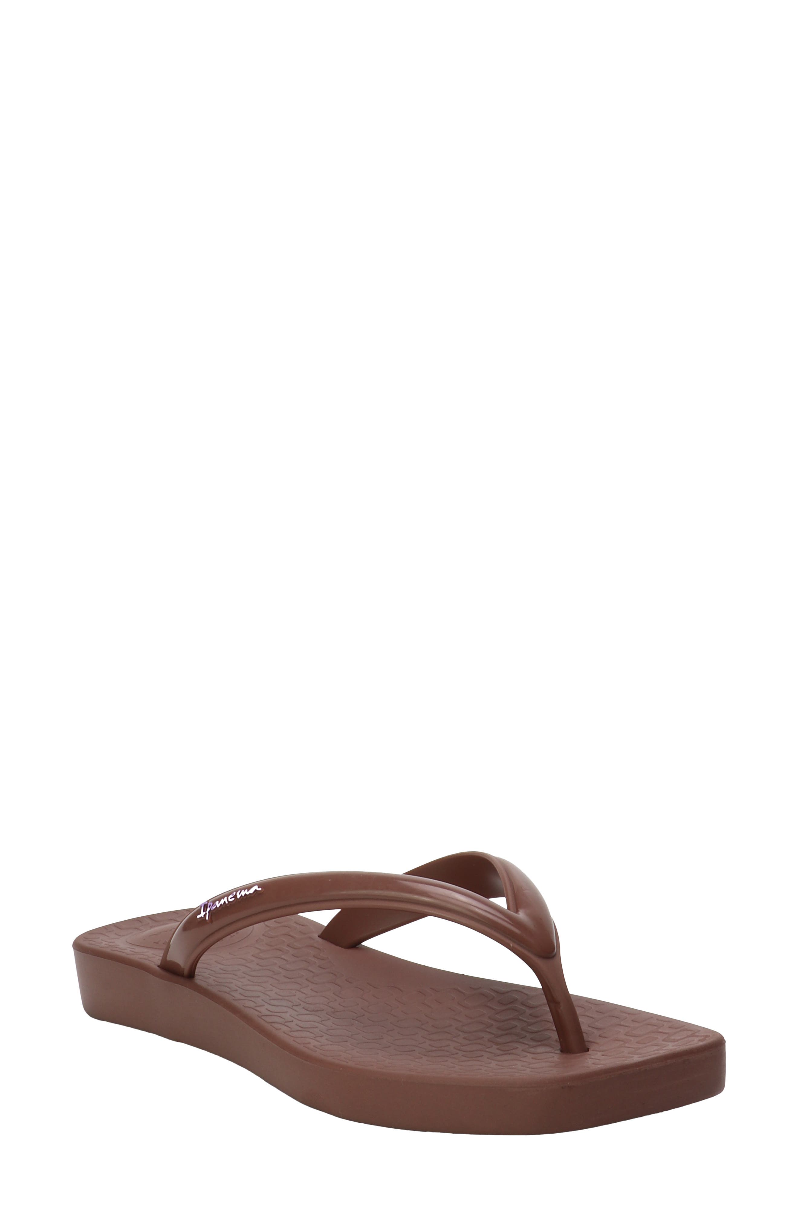 Pluma Flip Flop, Main, color, BW898-BRONZE/BROWN/LILAC