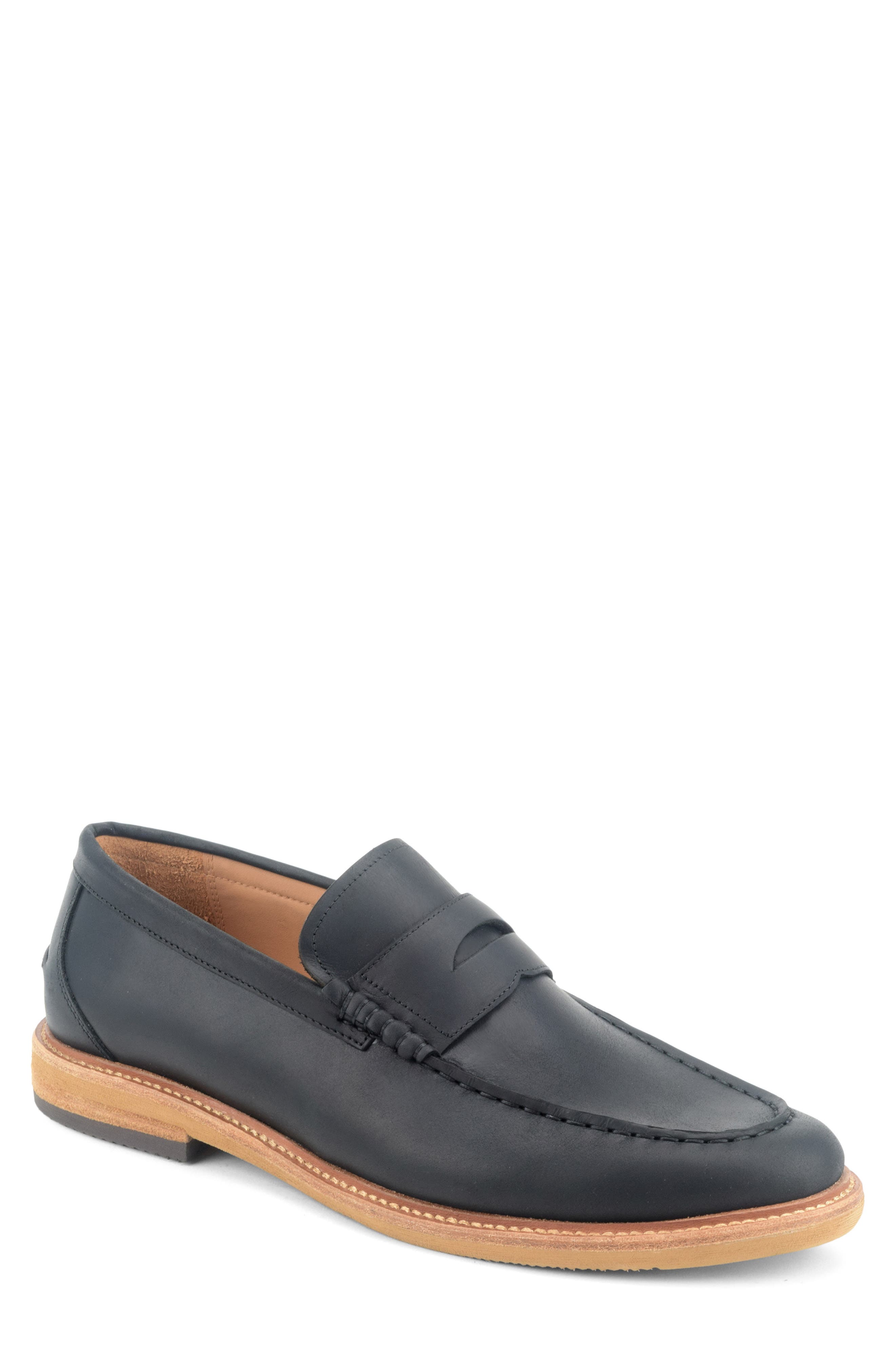 Warfield & Grand Dillinger II Penny Loafer, Main, color, Black