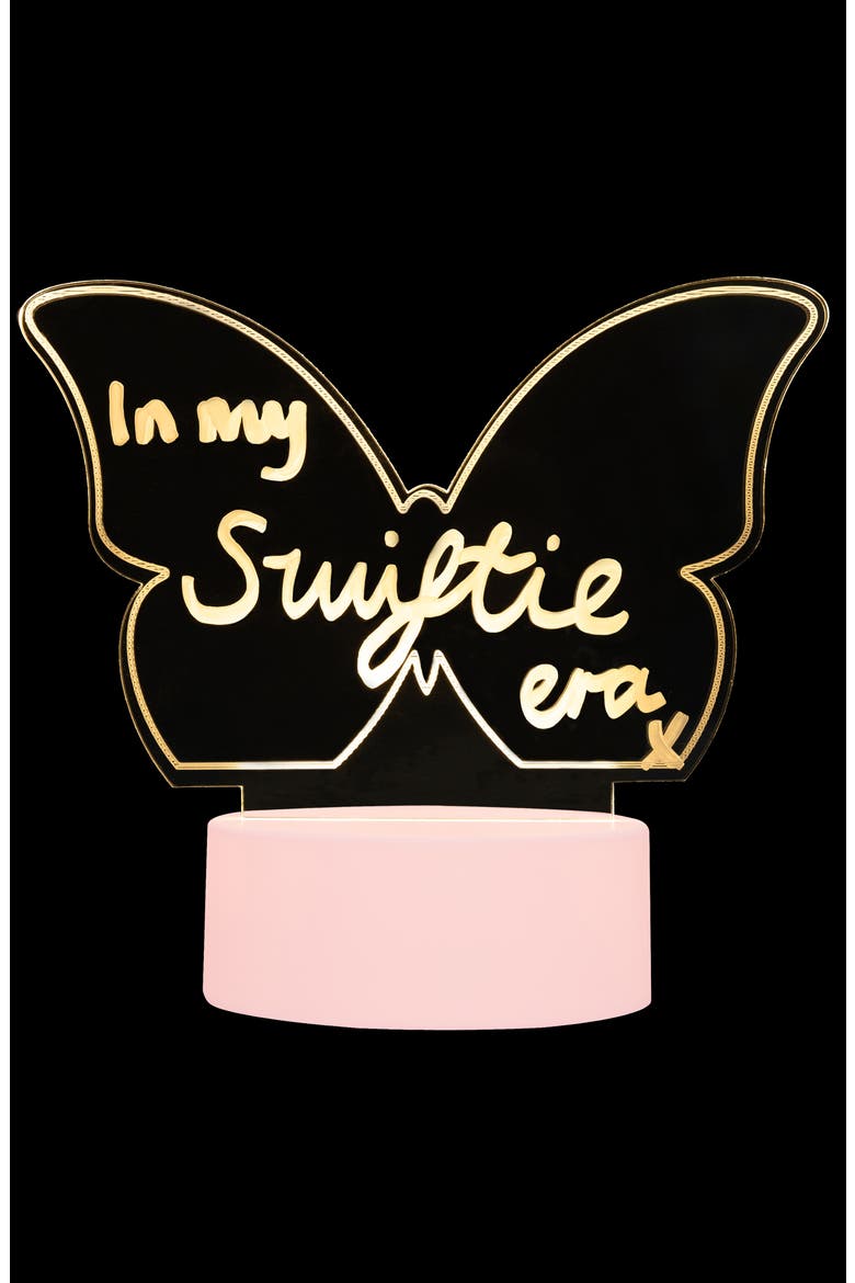 Write-On Neon Butterfly Light, Alternate, color, NONE