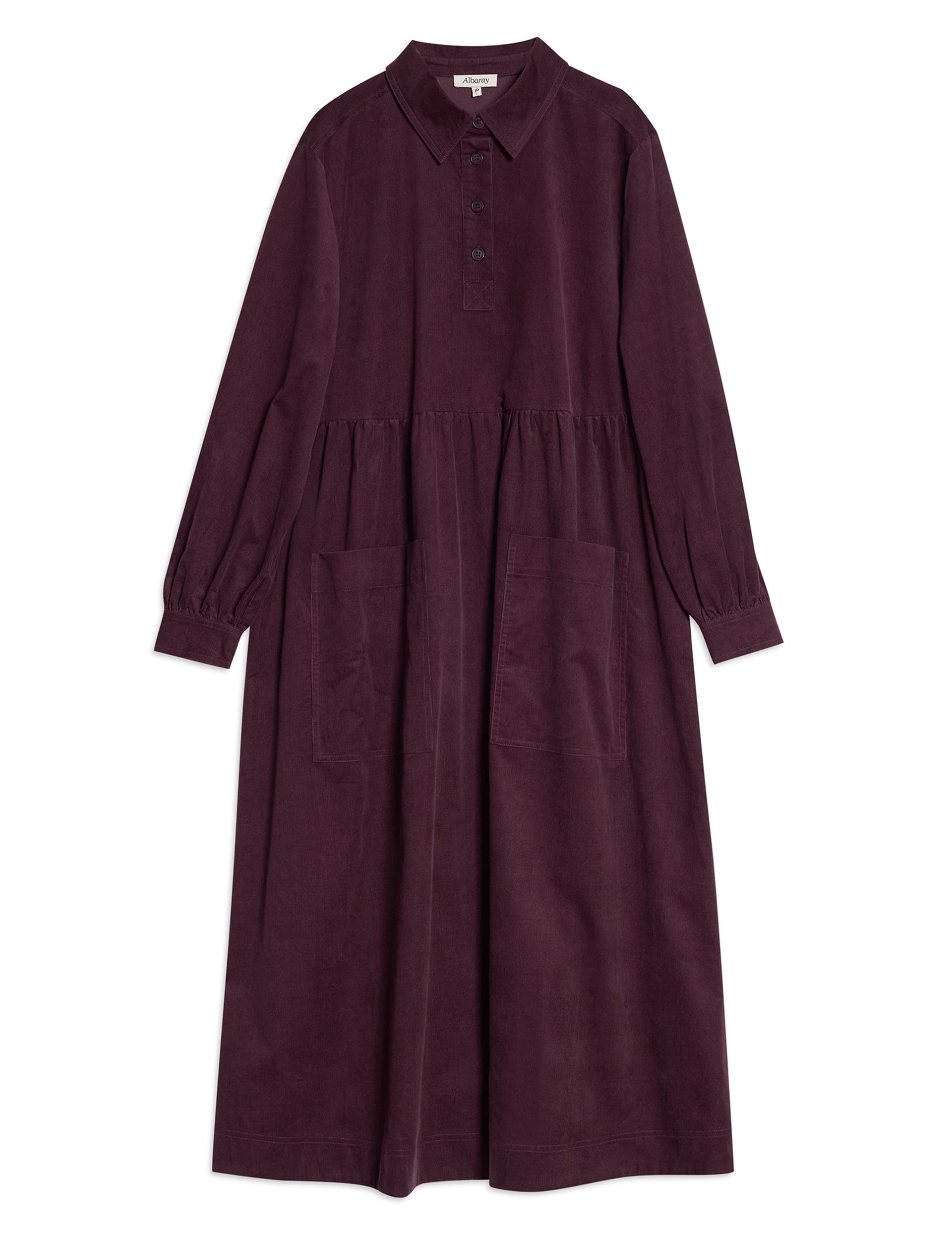 Cord Placket Midi Dress - image 2