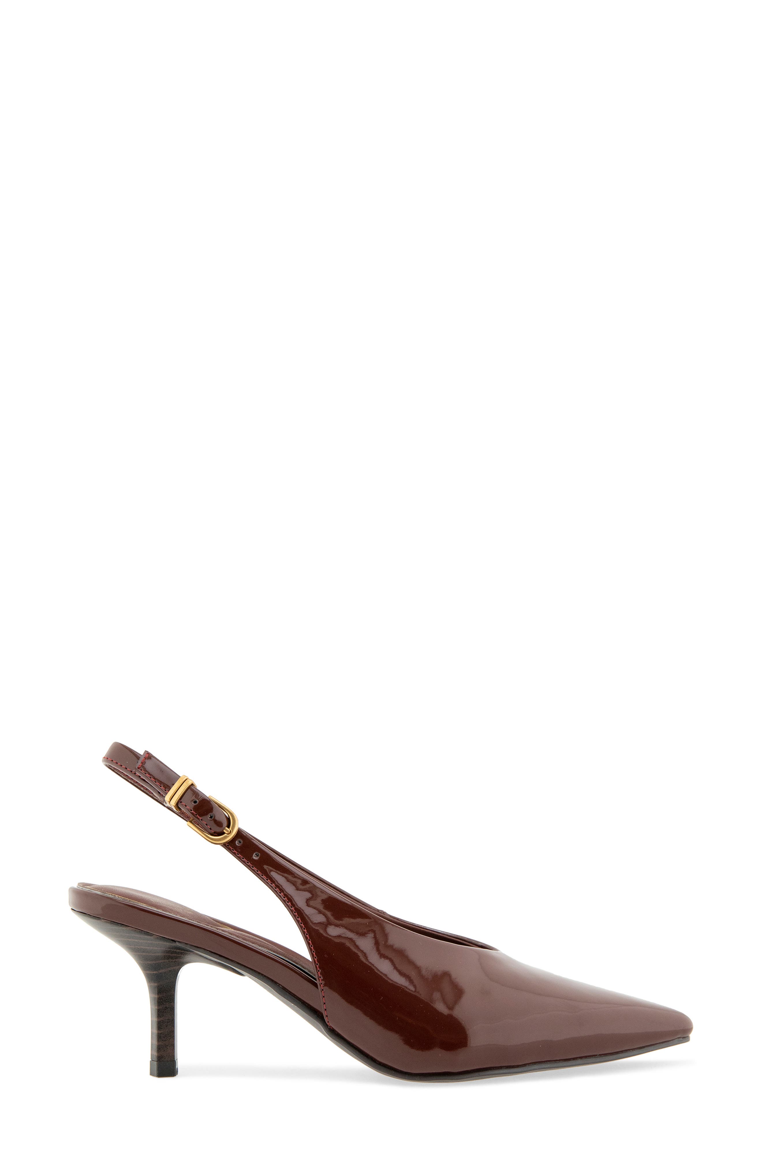Ulysses Pointed Toe Slingback Pump, Alternate, color, HOT COCO PATENT