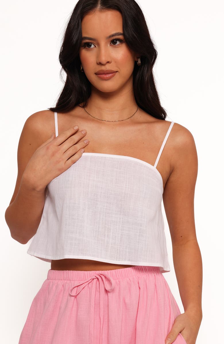 Petal & Pup Simone Cotton Camisole & Maxi Skirt Set, Alternate, color, White Pink