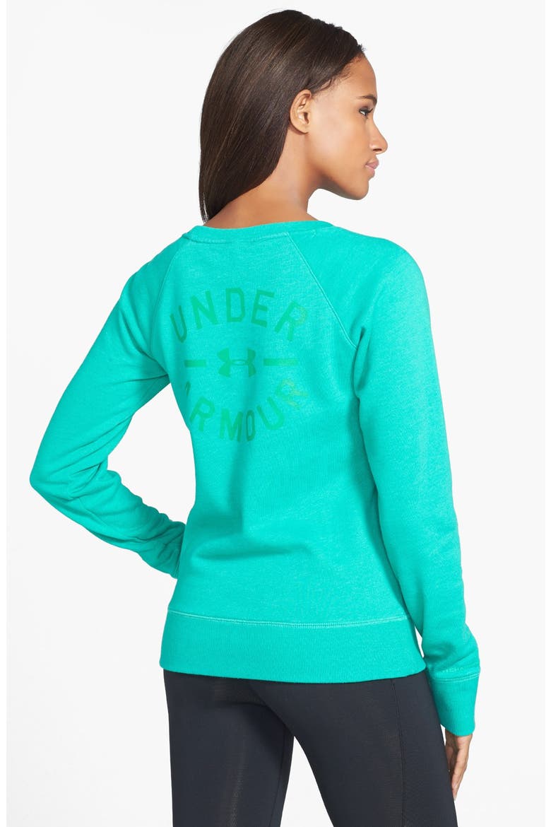 'Legacy' Charged Cotton® Crewneck Top, Alternate, color, EMERALD LAKE