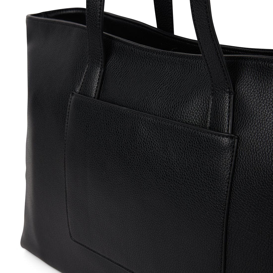 Lambert Britney - Vegan Suede Tote Bag, Alternate, color, Black