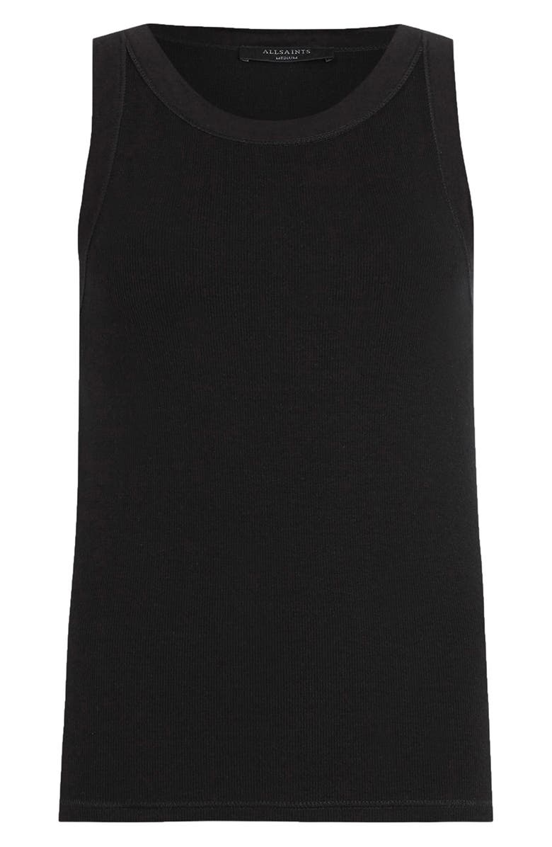 AllSaints Rina Tank Top, Alternate, color, Black