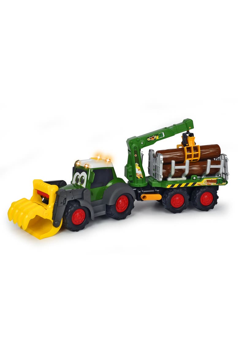 Happy Fendt 25 Inch Forester Truck And Trailer, Main, color, Green