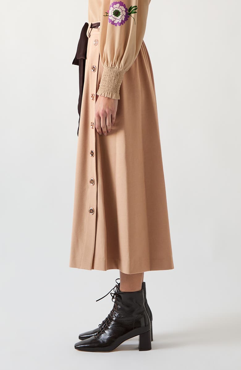LK Bennett Joel Twill Skirt, Alternate, color,