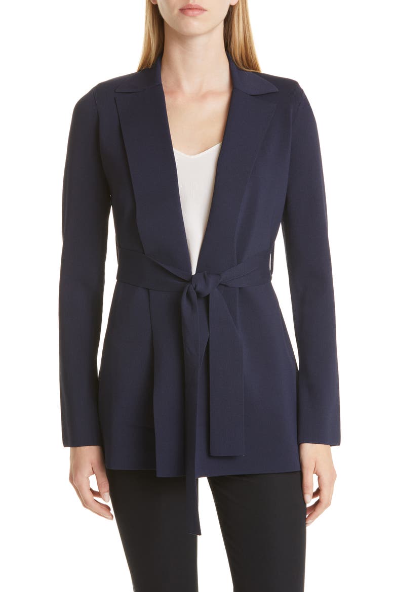 The Merritt Belted Cardigan, Main, color, NAVY