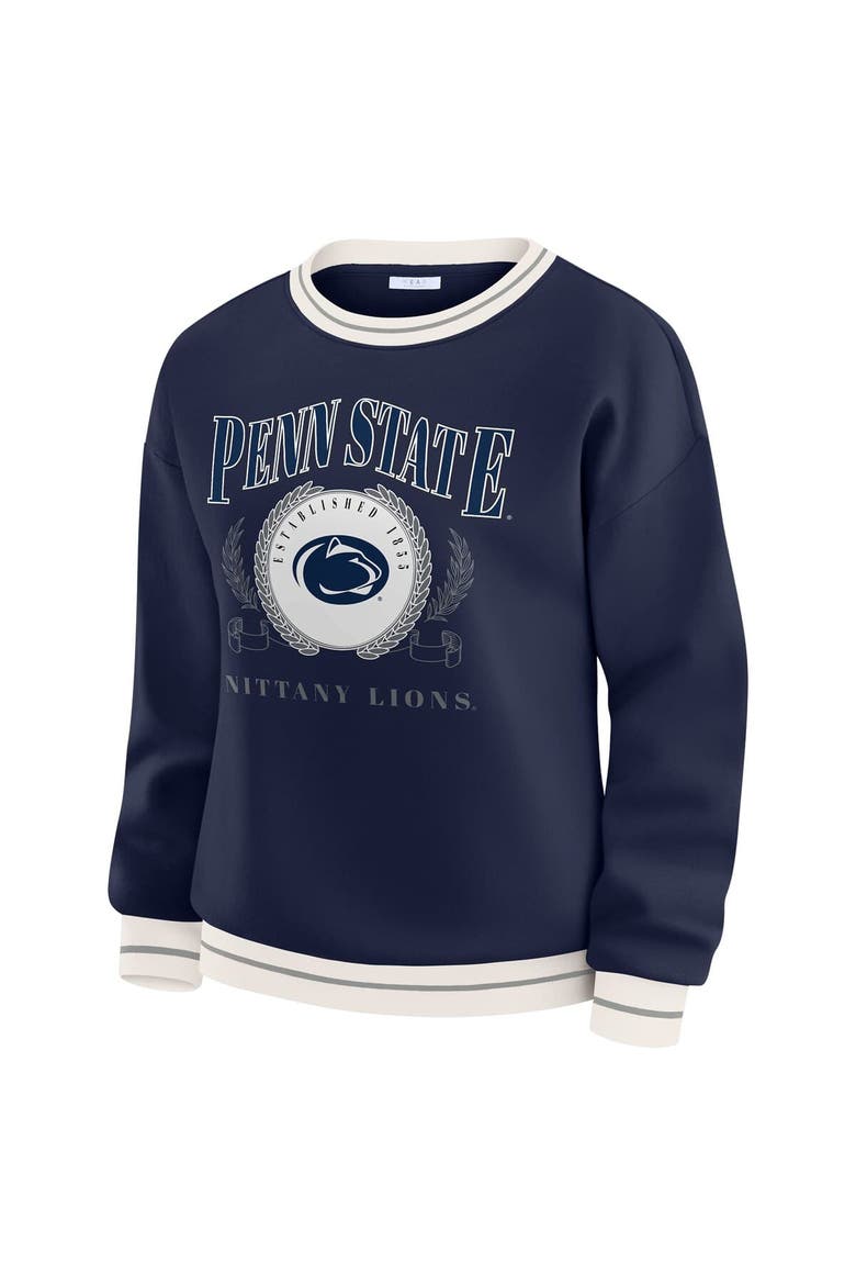 Women's WEAR by Erin Andrews Navy Penn State Nittany Lions Seal Sweatshirt, Alternate, color, Navy