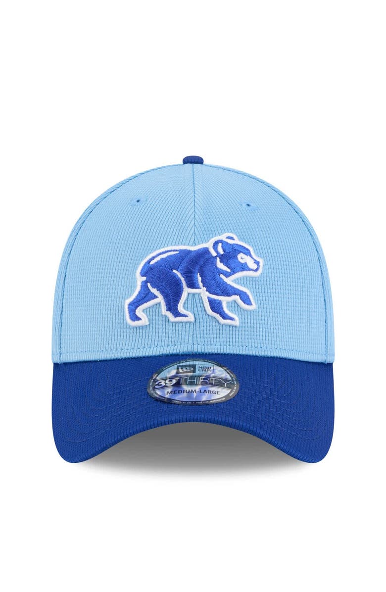 New Era Men's New Era  Light Blue/Royal Chicago Cubs 2025 Spring Training 39THIRTY Flex Hat, Alternate, color, 