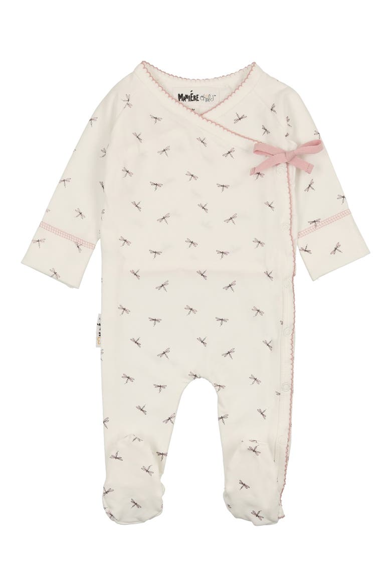 Dainty Dragonfly Footie, Main, color, WHITE