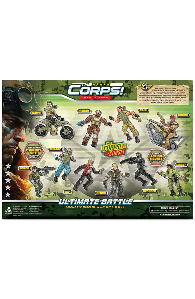 Lanard The Corps! Collector Series 12 Pack Action Figures, 3+, Alternate, color,