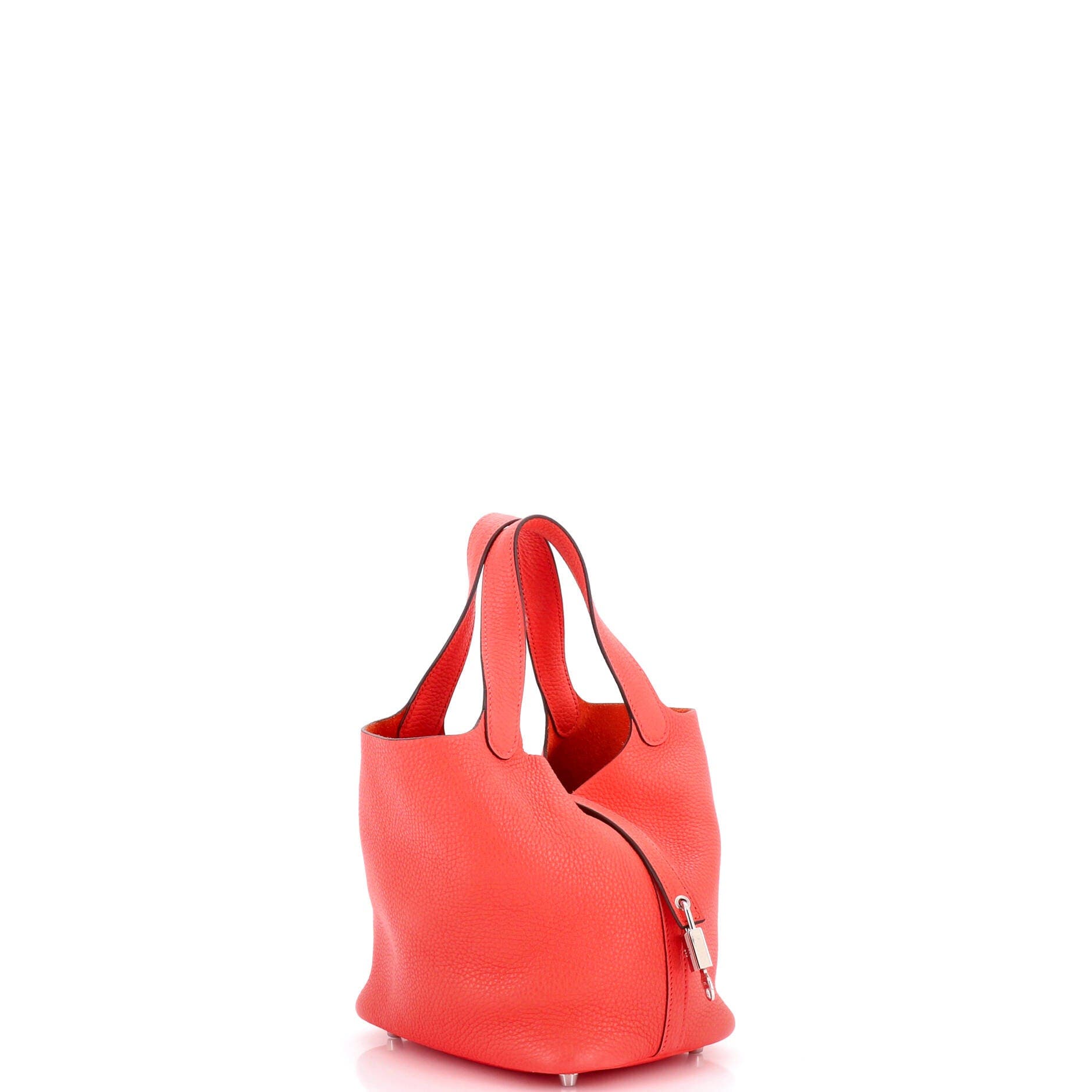 Pre-Owned Hermes Picotin Lock Bag Clemence PM, Alternate, color, Rose Texas