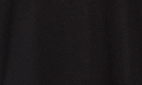 Calvin Klein Johnny Collar Crepe Jersey Polo In Black