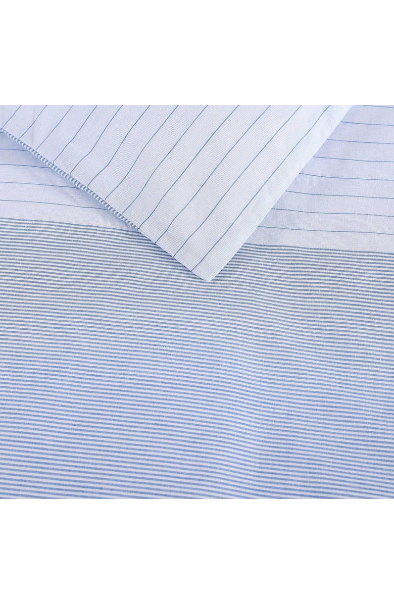 Tommy Hilfiger Modern Stripe Comforter & Shams Set, Alternate, color, Blue