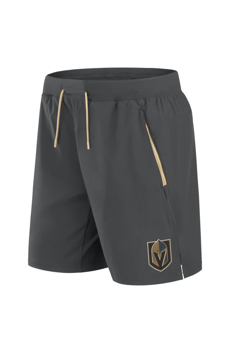 FANATICS Men's Fanatics Gray Vegas Golden Knights Authentic Pro Rink Performance Shorts, Alternate, color, Gray