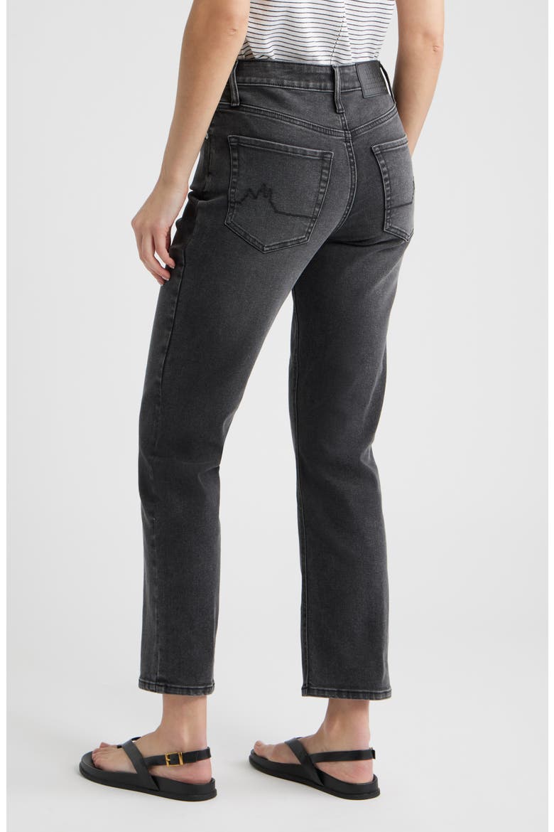 Dover Ankle Straight Leg Jeans, Alternate, color, BLACK WHISKER WASH