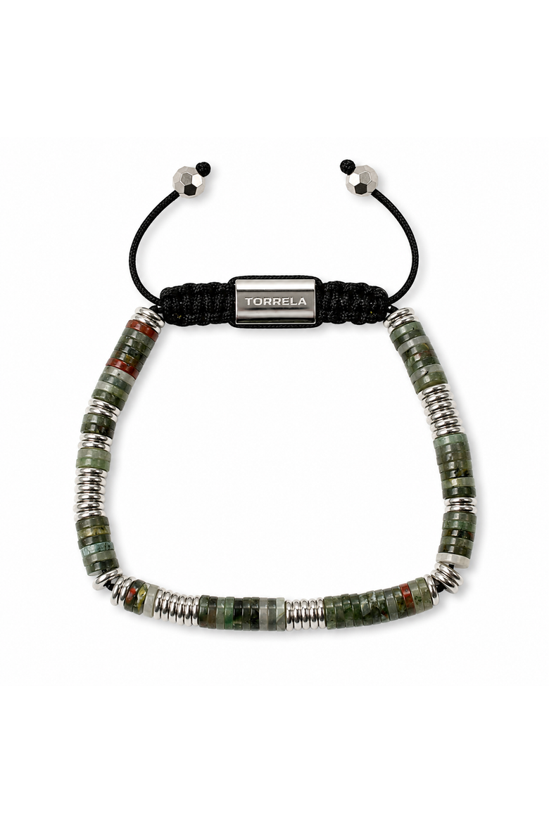 African Jasper Beaded Bracelet, Main, color, African Jasper