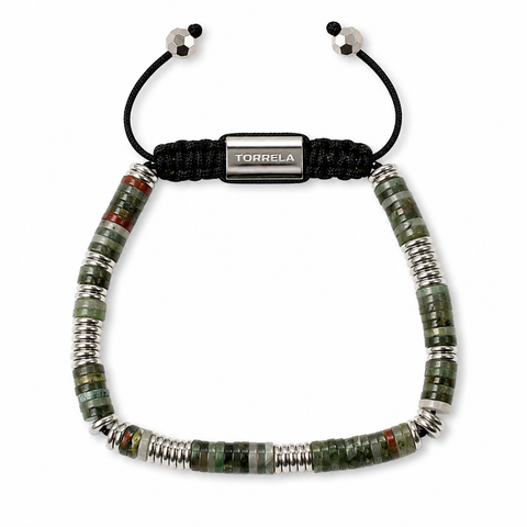 African Jasper Beaded Bracelet