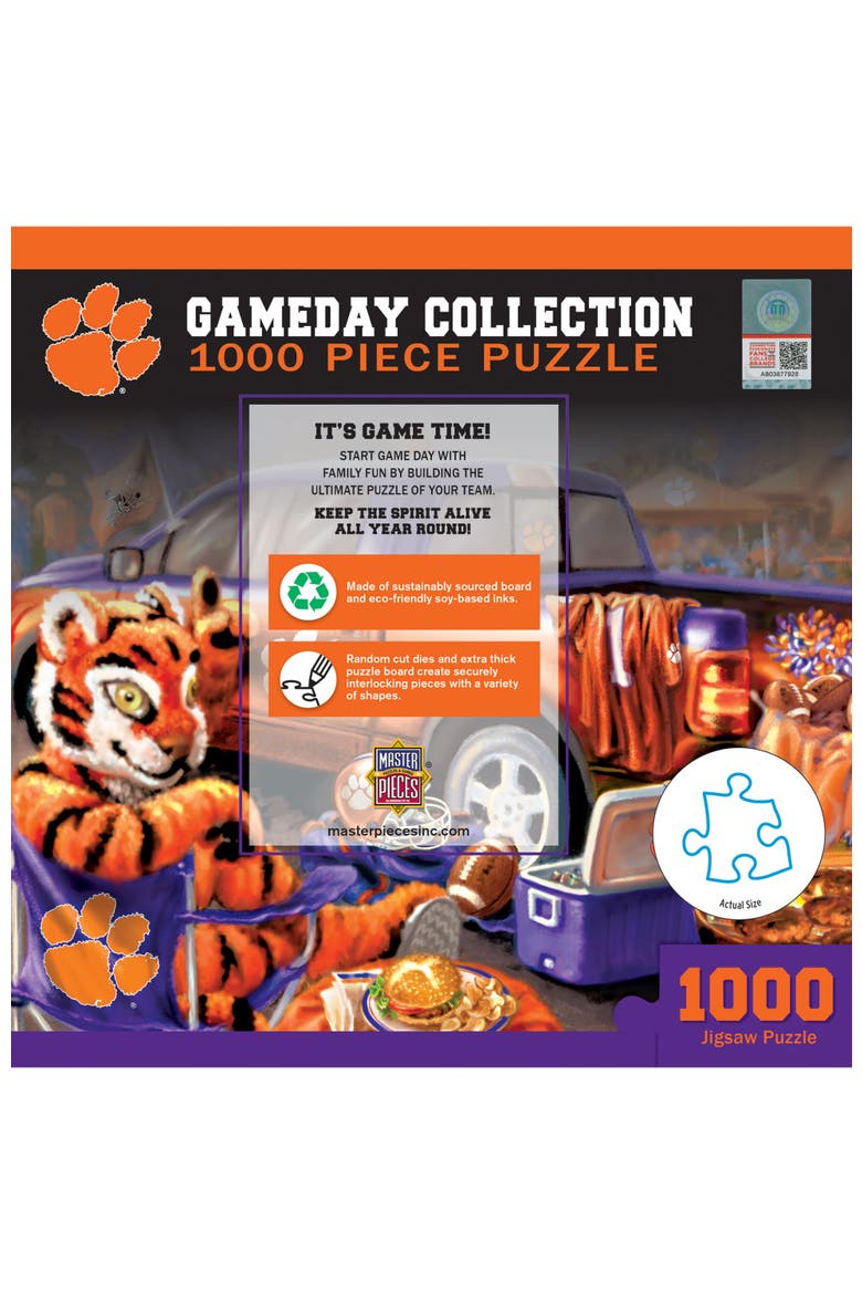 Clemson Tigers Gameday 1000 Piece Puzzle, Alternate, color, Multicolor