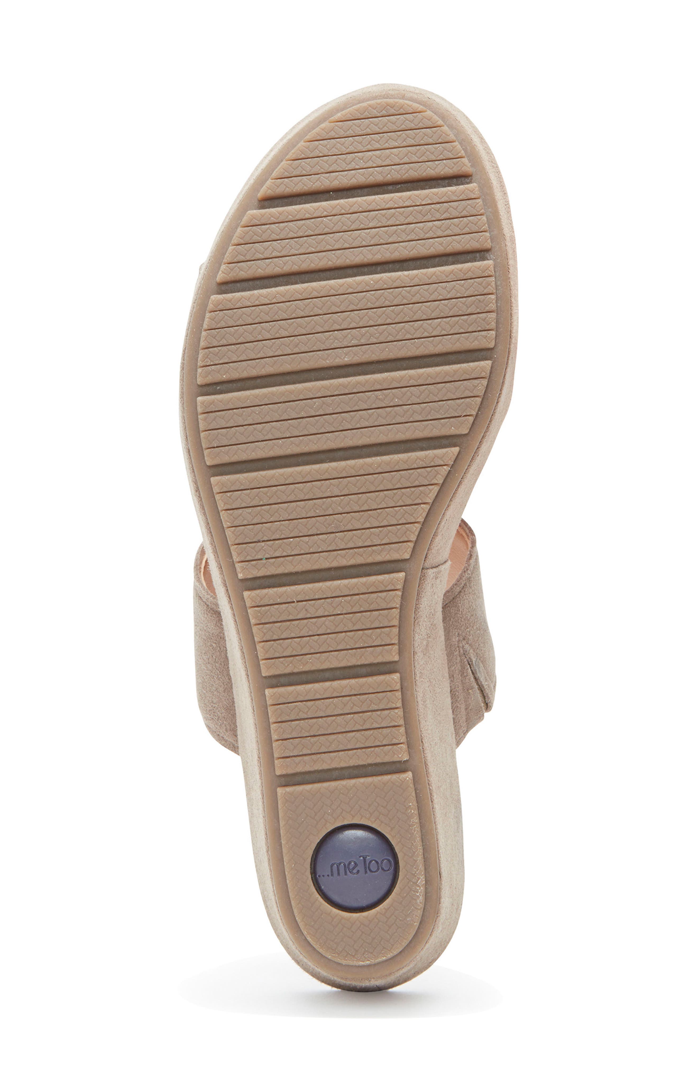 Albany Wedge Sandal, Alternate, color, ALPACA SUEDE