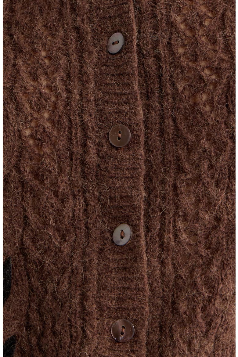 Dione Cardigan, Alternate, color, GLAZED TOFFEE
