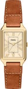 Fossil Raquel Leather Strap Watch, 23mm x 38mm