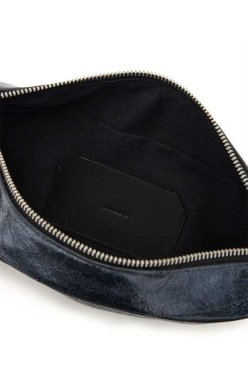 Allsaints Luna Micro Shoulder Bag In Gray
