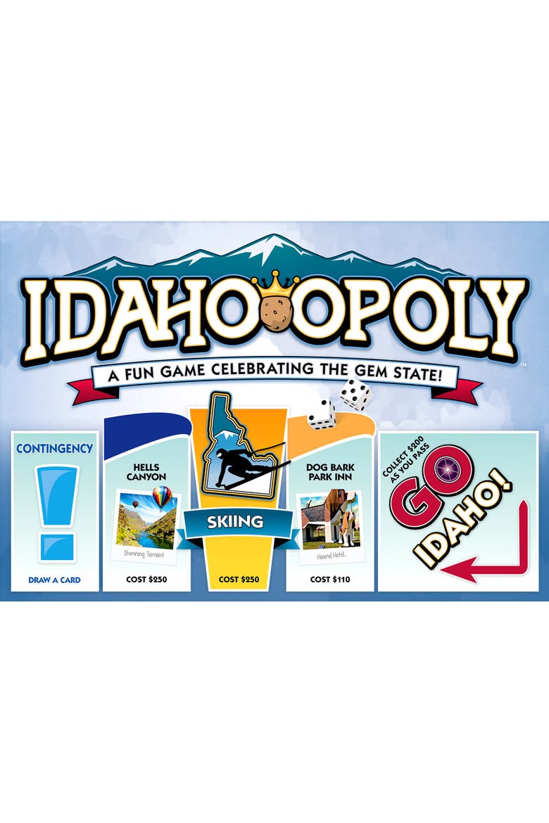 Idahoopoly Monopoly Board Game, Main, color, Multicolored
