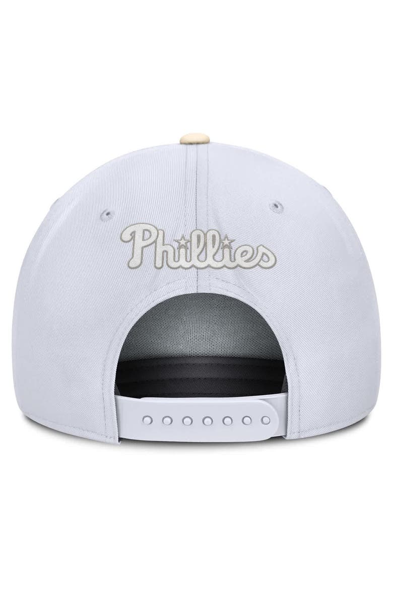 Men's Nike  White/Cream Philadelphia Phillies Pro Performance Snapback Hat, Alternate, color, White