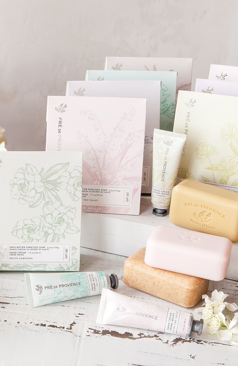 EUROPEAN SOAPS Pre de Provence Heritage Gift Set, Alternate, color, Milk
