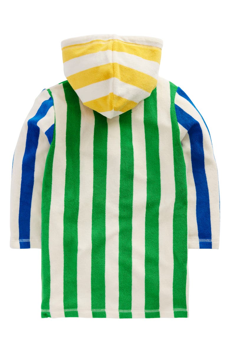 Mini Boden Kids' Hooded Zip-Up Terry Cover-Up Tunic, Alternate, color, 