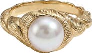 Awe Inspired Adorned Pearl Ring