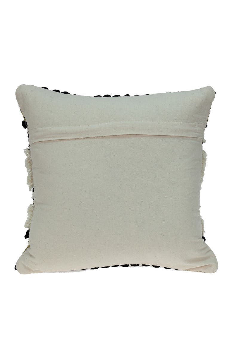 PARKLAND COLLECTION Leopold Transitional Ivory Throw Pillow, Alternate, color, Ivory
