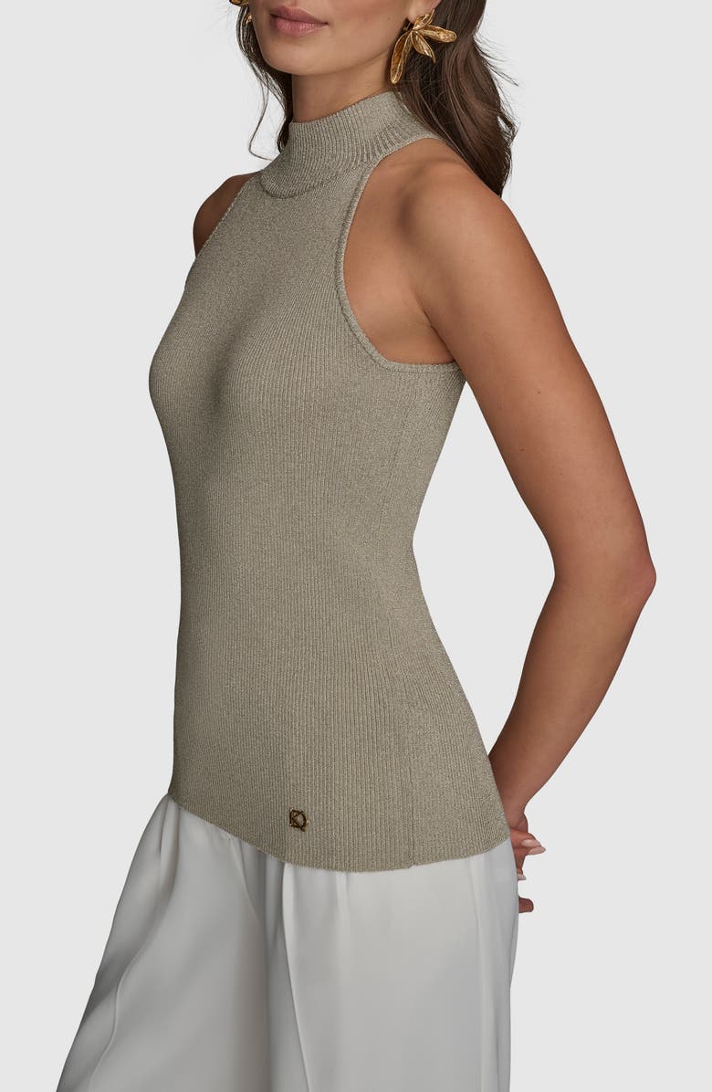 Donna Karan New York Sleeveless Mock Neck Sweater, Alternate, color, 