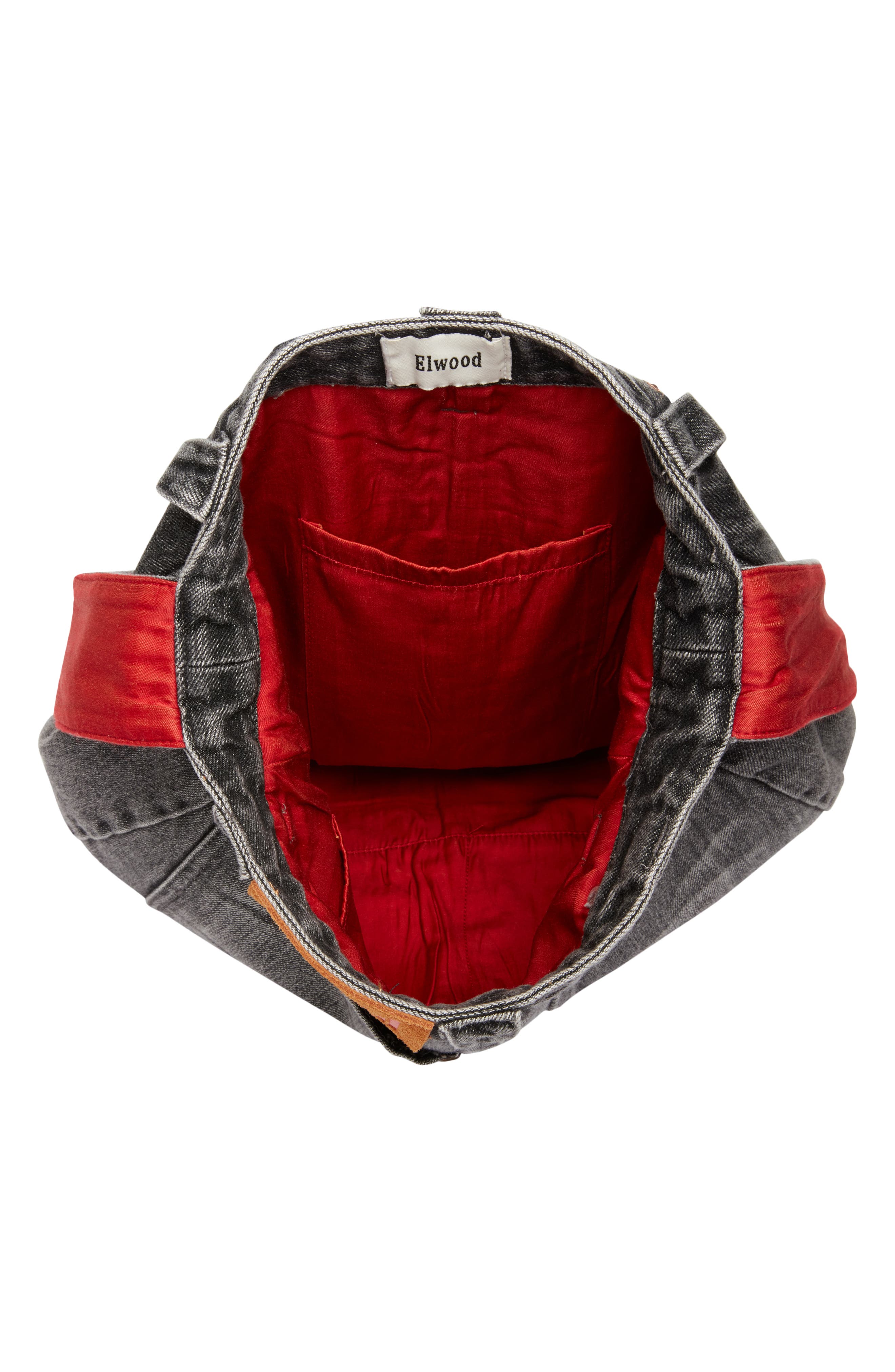 Elwood Denim Bag, Alternate, color, 